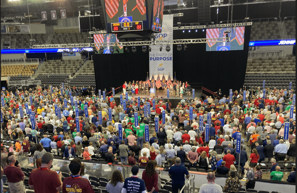 Conservatives Send Holcomb a Message at State Convention - Vimarsana News