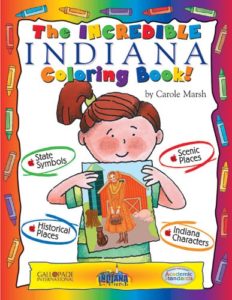 cover of Indiana coloring book