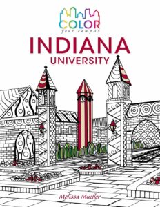 cover of the Indiana University coloring book