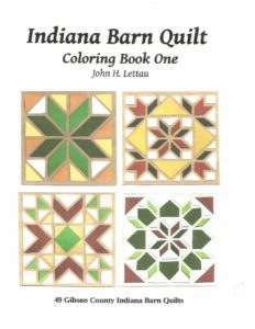 cover of Indiana Barn Quilt coloring book