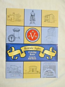 cover of Historic Vincennes coloring book