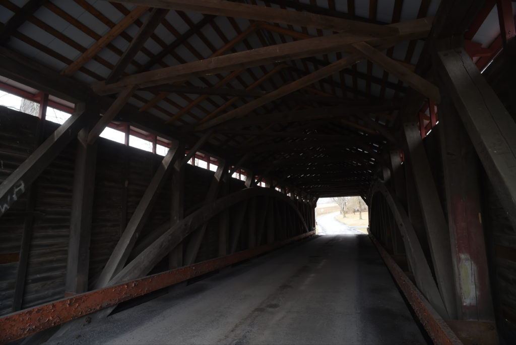 Kutz Mill Covered Bridge in Greenwich Township.