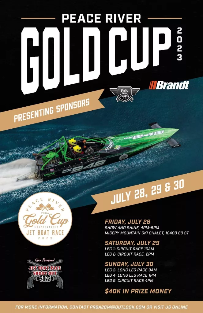 Peace River Gold Cup Jet Boat Races River Country