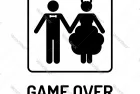 cartoon-funny-wedding-symbol-game-over-vector-2569503