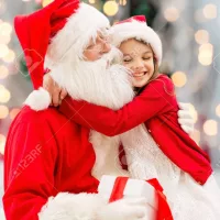 smiling-little-girl-with-santa-claus