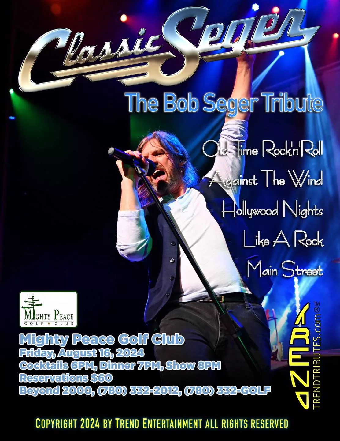 BOB SEGER TRIBUTE CONCERT & DINNER River Country