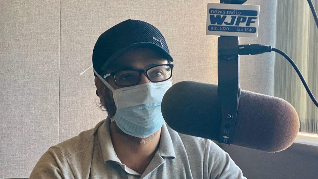 Newsradio WJPF interview with Gurpreet Bambra | October 8, 2021 - Vimarsana News