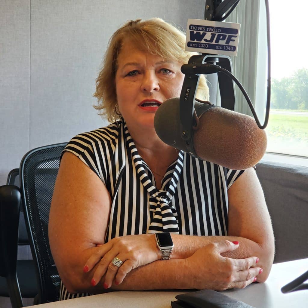 Newsradio WJPF interview with Terri Bryant / August 29, 2023 - Vimarsana News