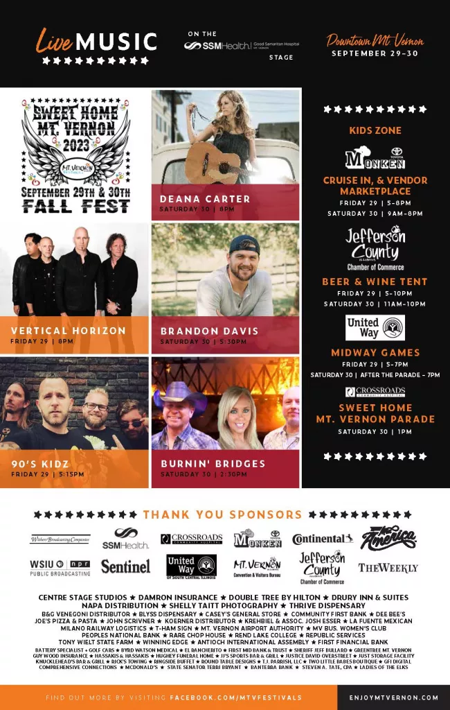 2023 Mt Vernon Fall Fest Newsradio WJPF