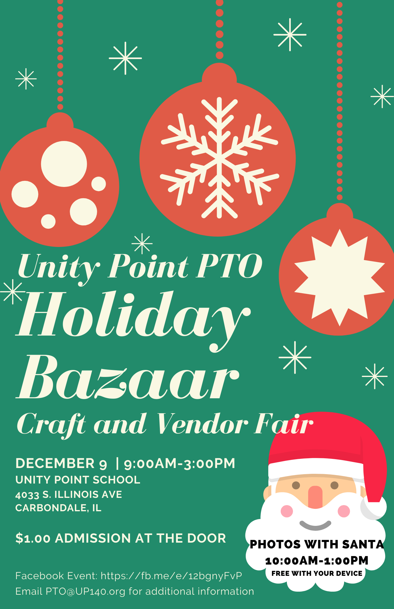 Unity Point PTO Holiday Bazaar Newsradio WJPF