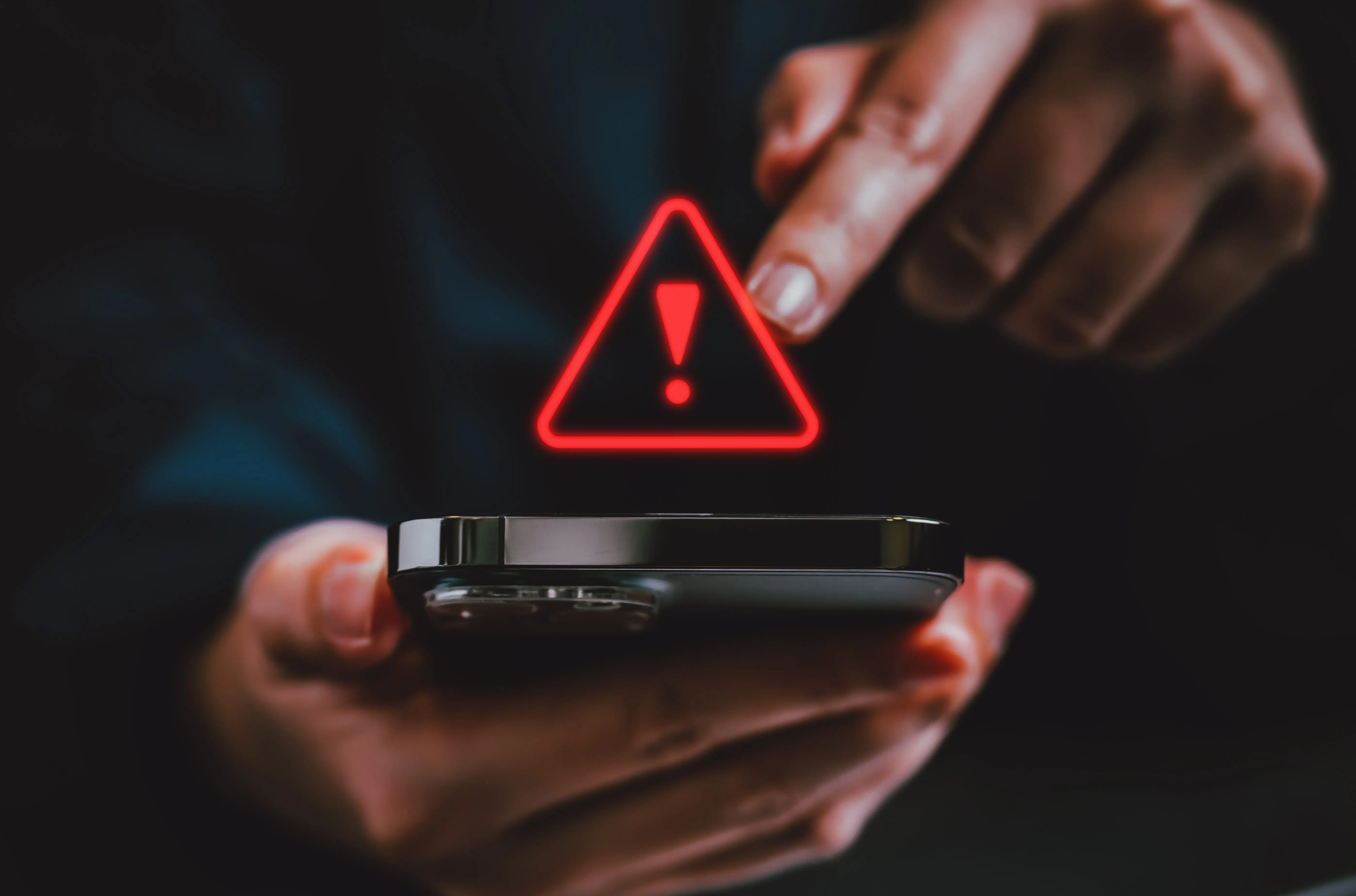peoplewithwarningnotificationandspammessageicononmobile