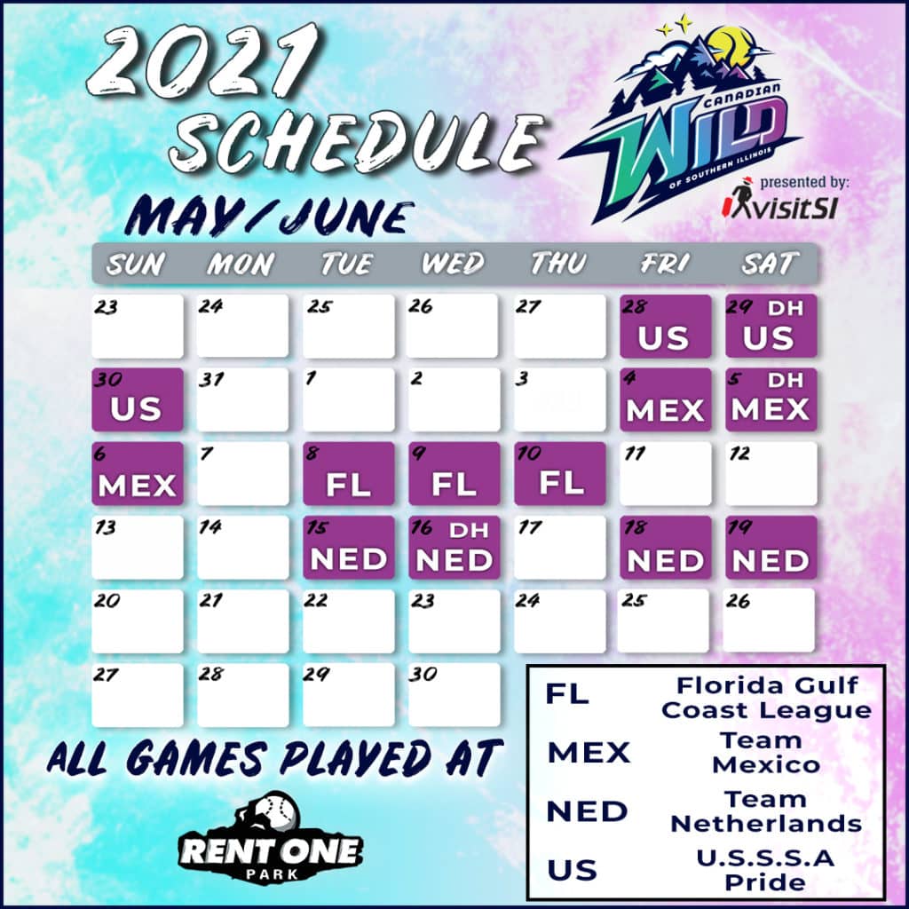 Canadian Wild announce 2021 schedule | WXLT - Marion, IL Canadian Wild announce 2021 schedule | WXLT - Marion, IL