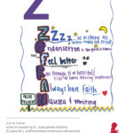 The letter "Z" is proudly sponsored by Koen Counseling