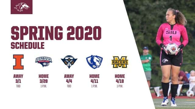 SIU Women's Soccer Announces 2020 Spring Schedule | WUEZ - Marion, IL