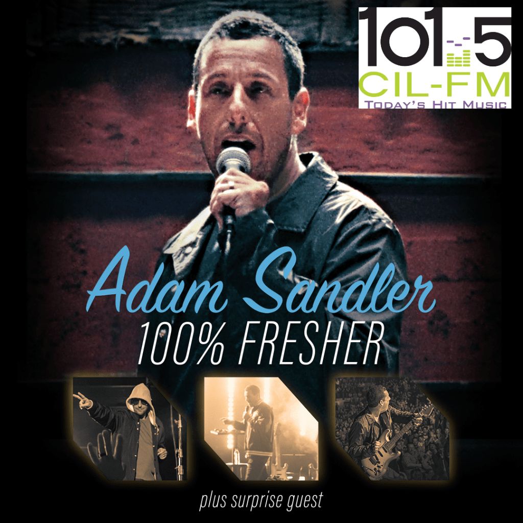 Adam Sandler's 100 Fresh Tour is coming to St. Louis! WCIL Marion, IL