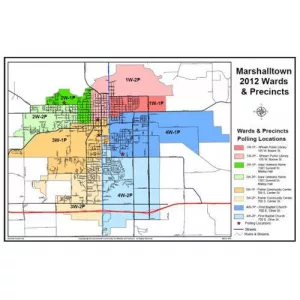 marshalltown-ward-map