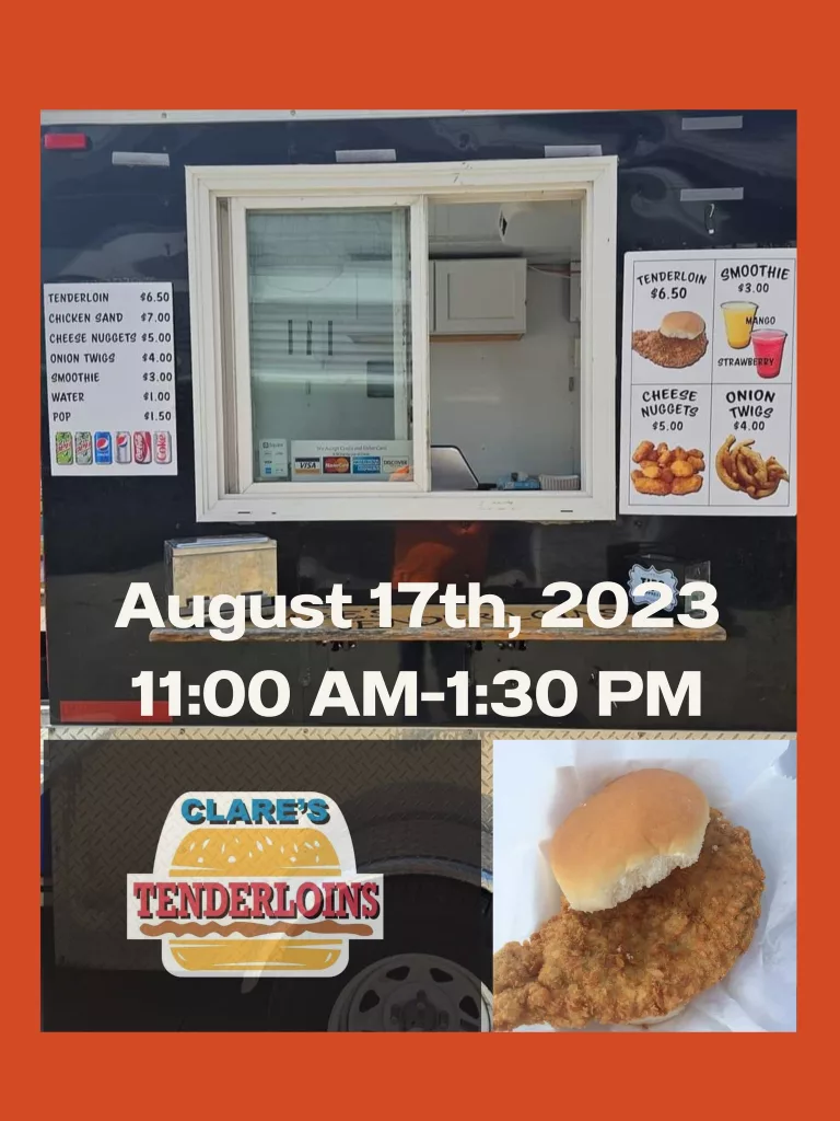 Clare s tenderloin truck teams up with bbbs iowa s best country kix