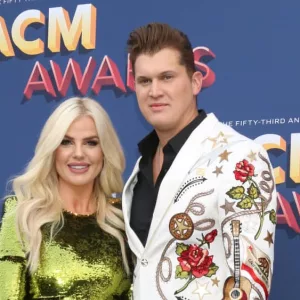 Jon Pardi and wife Summer at the Academy of Country Music Awards 2018 at MGM Grand Garden Arena on April 15^ 2018 in Las Vegas^ NV