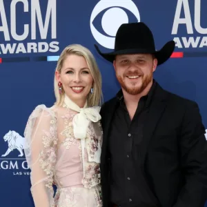 Brandi Johnson^ Cody Johnson at the 54th Academy of Country Music Awards at the MGM Grand Garden Arena on April 7^ 2019 in Las Vegas^ NV