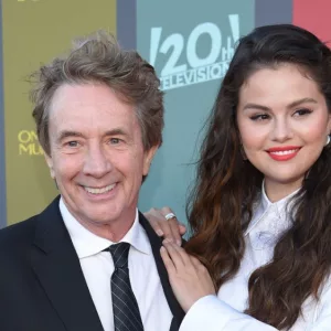 Martin Short and Selena Gomez arrives for ‘Only Murders in the Building’ FYC event on June 11^ 2022 in Hollywood^ CA