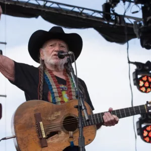 Willie Nelson performs at LOCKN' Festival. Arrington^ VA/USA - 9/7/2014