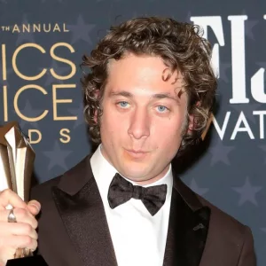 Jeremy Allen White at 2023 Critics Choice Press Room at the Fairmont Century Plaza on January 15^ 2023 in Century City^ CA