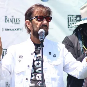 Ringo Starr celebrates his 84th birthday^ at his annual Peace and Love Campaign. Beverly Hills^ California United States - July 7 2024