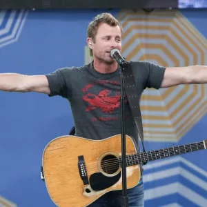 Dierks Bentley performs onstage at ABC's Good Morning America Summer Concert Series at Rumsey Playfield on June 26^ 2015 in New York City.