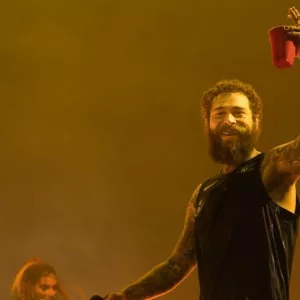 Post Malone performs at Bonnaroo music festival Manchester^ Tennessee USA - 06-15-2024