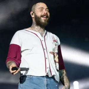 Post Malone at Rock in Rio at the Olympic Park. Rio de Janeiro^ Rio de Janeiro^ Brazil - September 3^ 2022