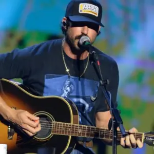 Riley Green performs in Hollywood^ Florida on November 14^ 2024. The performance was part of Audacy’s Stars and Strings benefit concert.