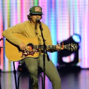 Dylan Marlowe performs in Hollywood^ Florida on November 14^ 2024 as part of Audacy’s Stars and Strings benefit concert.