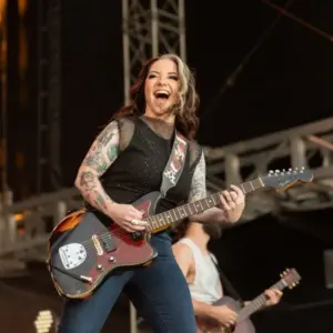 Ashley McBryde performs in concert on April 5^ 2024 in Fort Lauderdale^ Florida. The performance was part of the Tortuga Music Festival.
