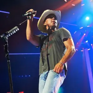 Kenny Chesney performs at the inaugural iHeartRadio Music Festival at the MGM Grand Garden Arena. Las Vegas^ NV^ USA: September 24^ 2011
