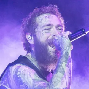 Post Malone performs at Bonnaroo music festival Manchester^ Tennessee USA - 06-15-2024