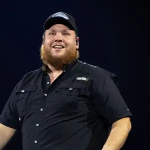 Luke Combs performs live at ao arena manchester uk. Manchester^ United Kingdom^ 17th october 2023
