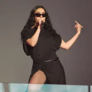 Charli XCX performed a surprise concert in Times Square. New York^ NY USA - November 18^ 2024