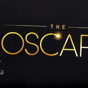 The words "Oscars"on a black LED billboard advertising. are awards for artistic and technical merit for the American film industry. Oscars ceremony held at the Dolby Theatre