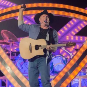 Garth Brooks performs before a sold out crowd at the Sleep Train Arena in Sacramento^ CA. Sacramento^ CA/USA - 3/27/2015