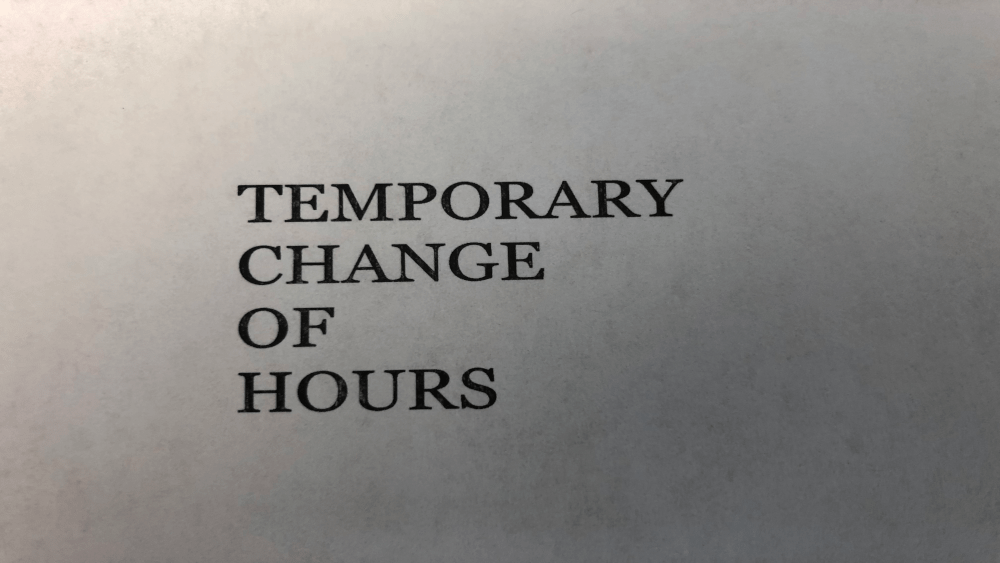 temporary-change-of-hours