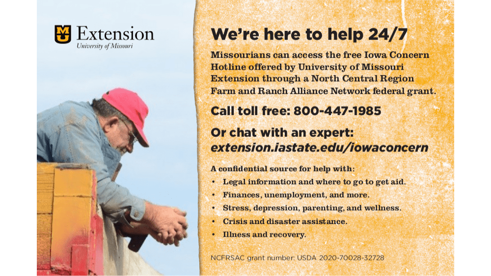 FREE HOTLINE OFFERS STRESS COUNSELING AS WELL AS OTHER SERVICES FOR