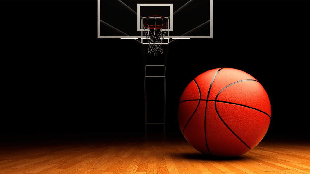 basketball-with-goal-on-court
