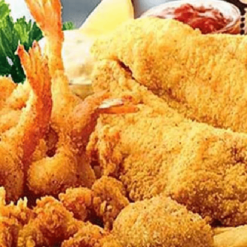 fish and shrimp fry