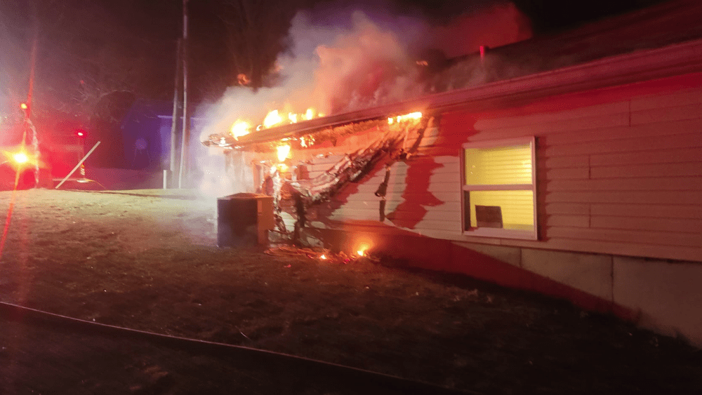 WARRENSBURG FIRE DEPARTMENT BATTLED A BLAZE AT A RESIDENTIAL STRUCTURE ...