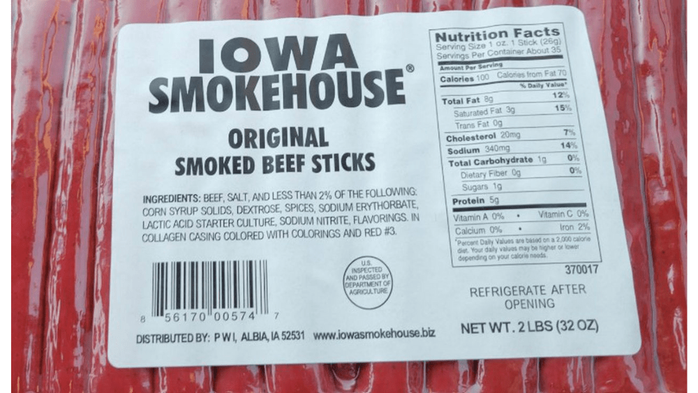 ABBYLAND FOODS, INC. RECALLS BEEF STICK PRODUCT DUE TO MISBRANDING AND  UNDECLARED ALLERGENS