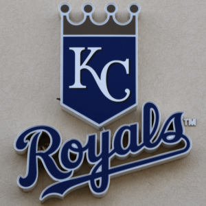 Kansas City Royals logo on white background