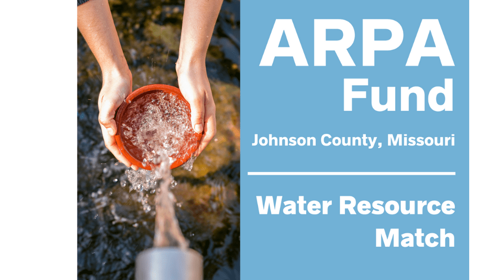 JOHNSON COUNTY ANNOUNCES WATER RESOURCE MATCH RECIPIENTS