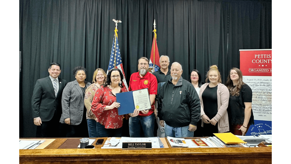 PETTIS COUNTY COMMISSION ISSUE PROCLAMATION FOR THE MONTH OF APRIL   PETTIS COUNTY PROCLAMATION 