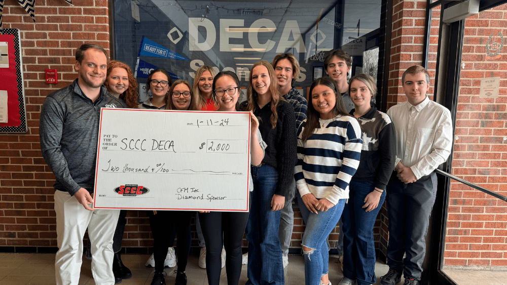 CFM Insurance Company donates ,000 to SCCC DECA |  How much?