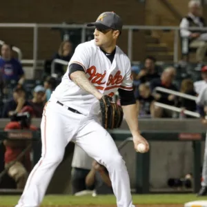 Tanner Scott pitcher for the East Division All-Star team at Salt River Fields in Scottsdale^AZ USA Novrmber 4^ 2017.
